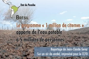 « Programme 1 million de citernes »
