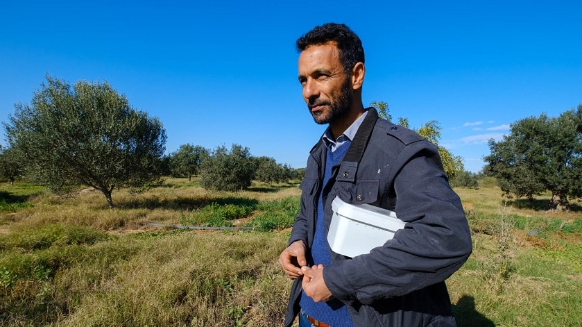 Abdessatar Chaggara pratique la permaculture en Tunisie