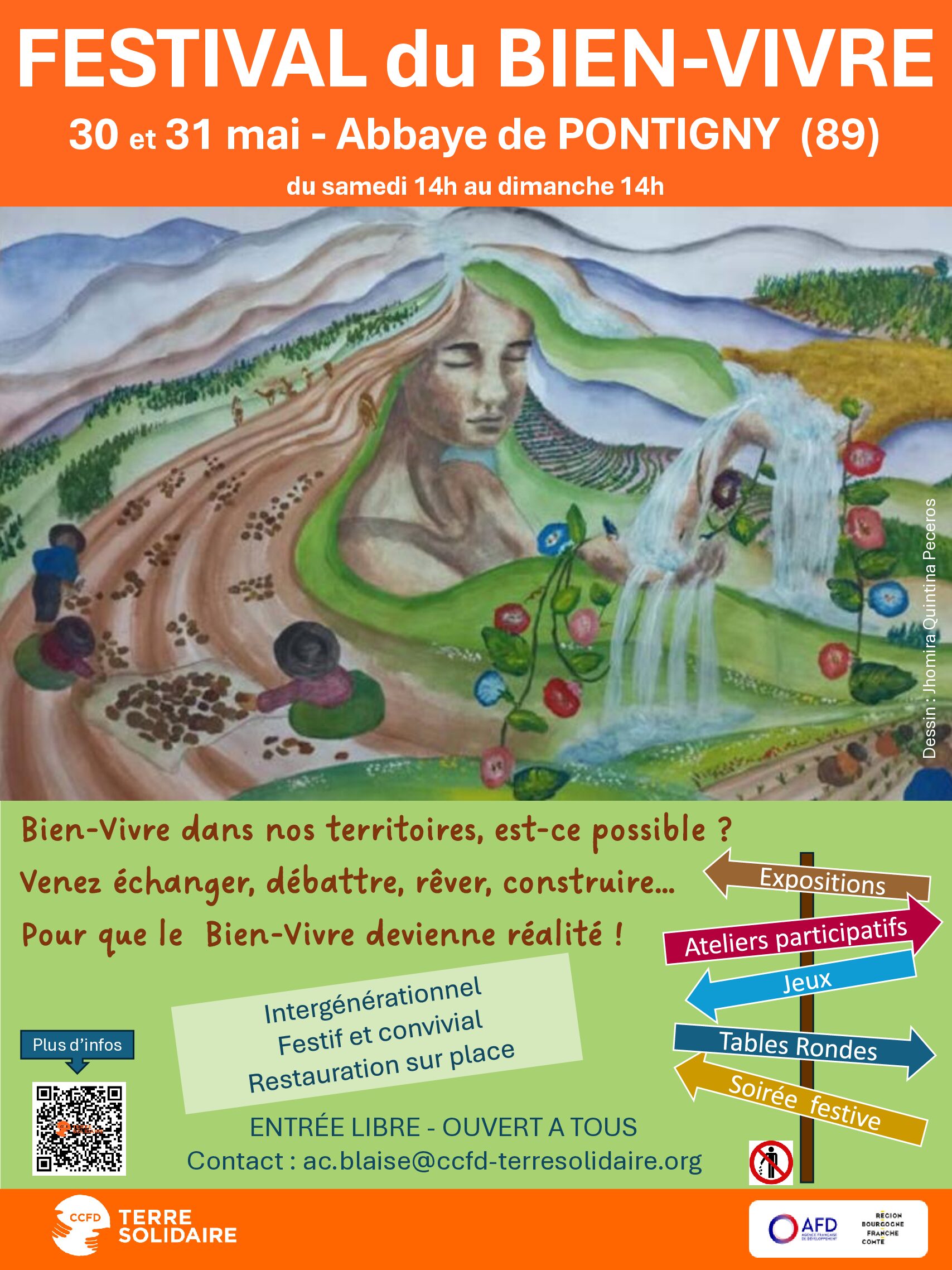 Affiche Festival du Bien-Vivre